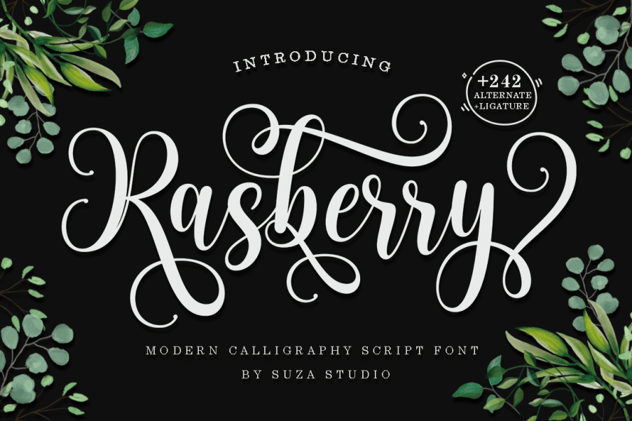 R Raspberry Font Rasberry Font · 1001 Fonts