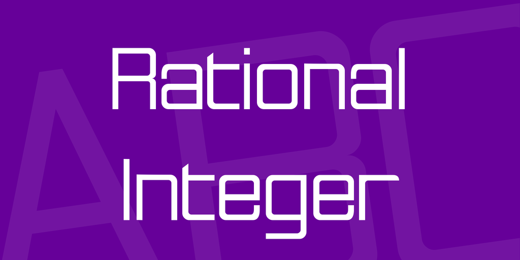 Rational Integer illustration 1