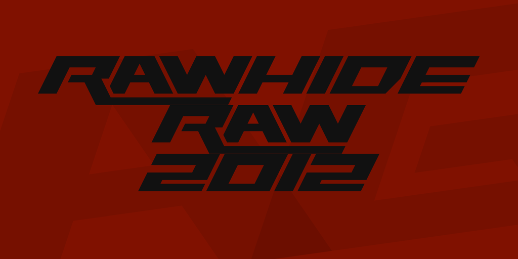 Rawhide Raw 2012 illustration 4