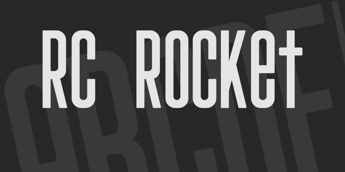 RC Rocket Font · 1001 Fonts