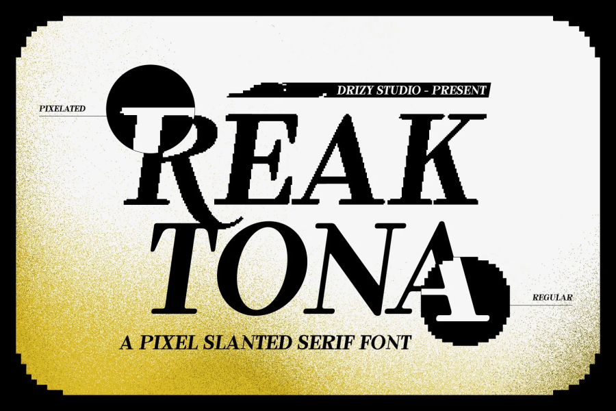 Reaktona Demo Font · 1001 Fonts