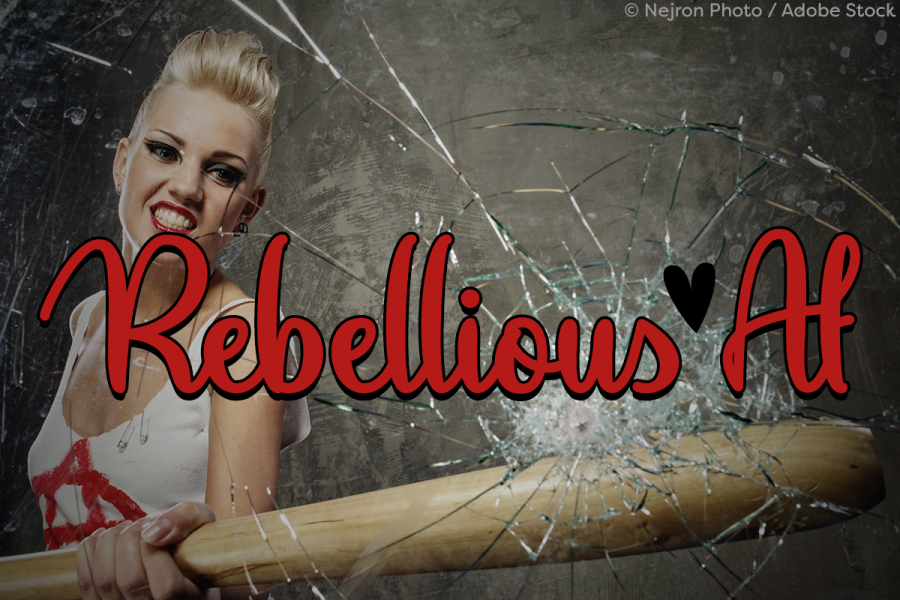 Rebellious Lettering Rebellious Af Font · 1001 Fonts