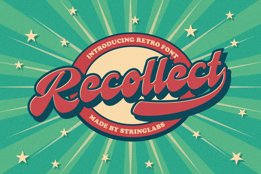 Recollect Font · 1001 Fonts