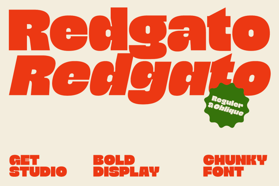 Redgato Font Family · 1001 Fonts