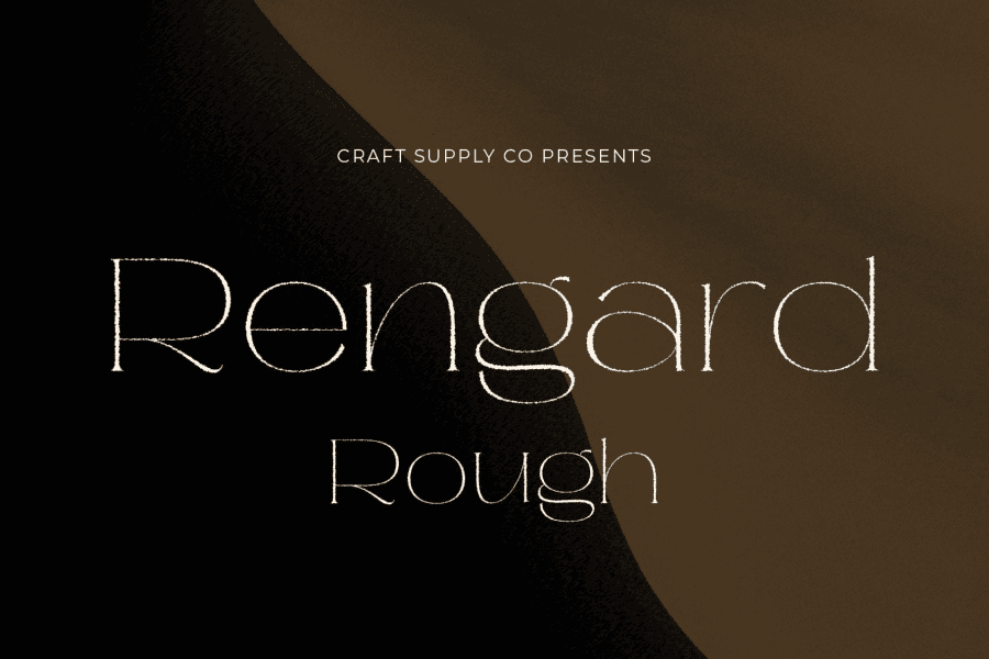Rengard Rough Demo Font · 1001 Fonts