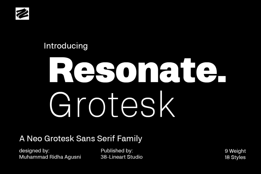 Resonate demo Font · 1001 Fonts