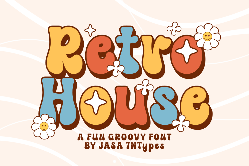 Retro House illustration 2