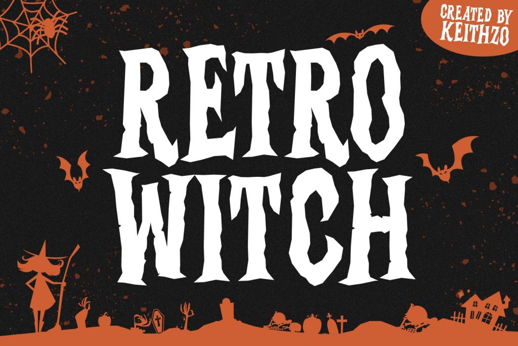 Retro Witch illustration 1