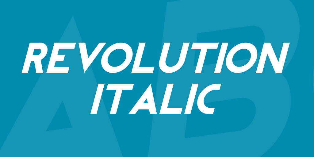 REVOLUTION Italic illustration 1