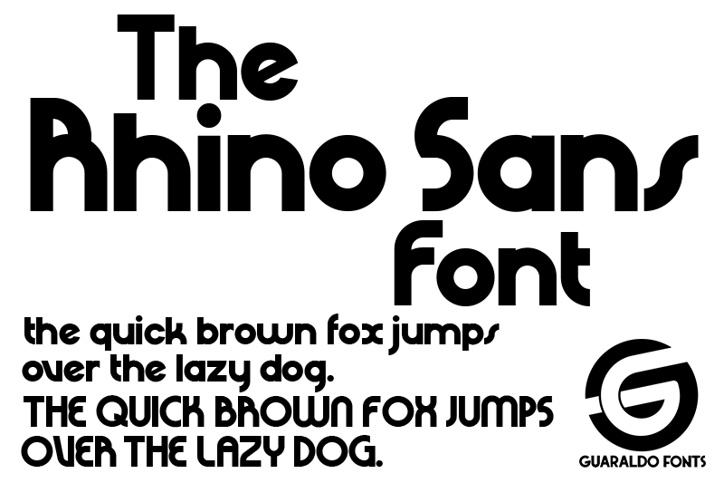 Rhino Sans Personal Use illustration 2