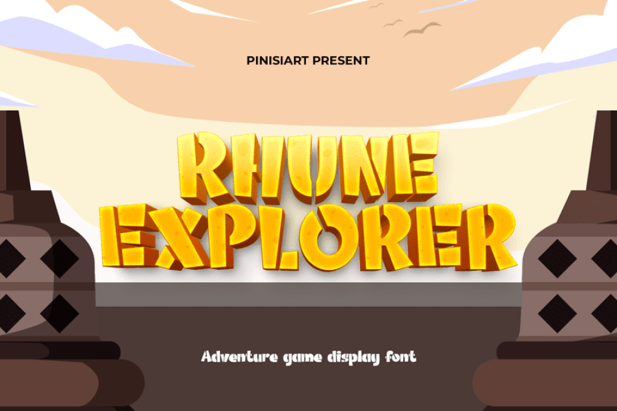 Rhune-Explorer Font · 1001 Fonts