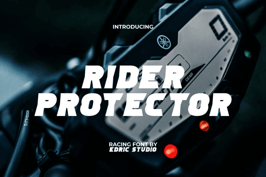 Rider Protector Demo Font · 1001 Fonts