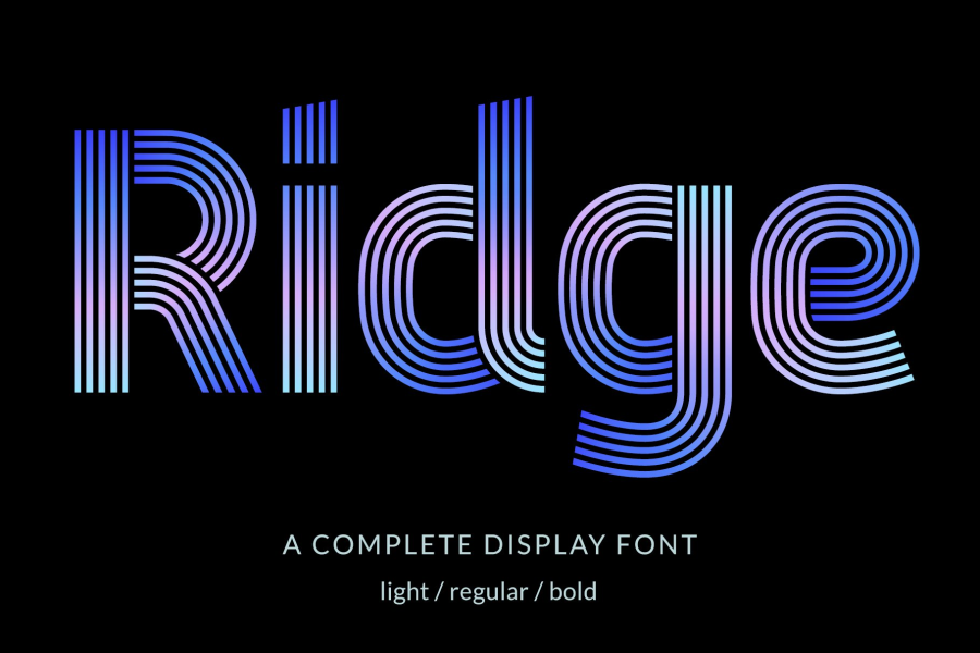 Porter Ridge Font Ridge 5 Font · 1001 Fonts