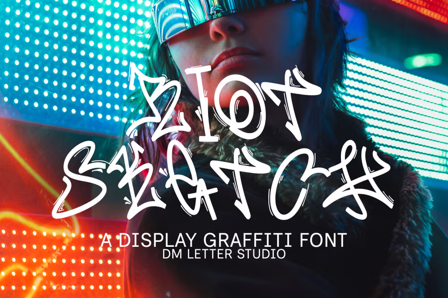 Riot Sketch by Dm Letter Studio — Free Font Download | NoBadFonts