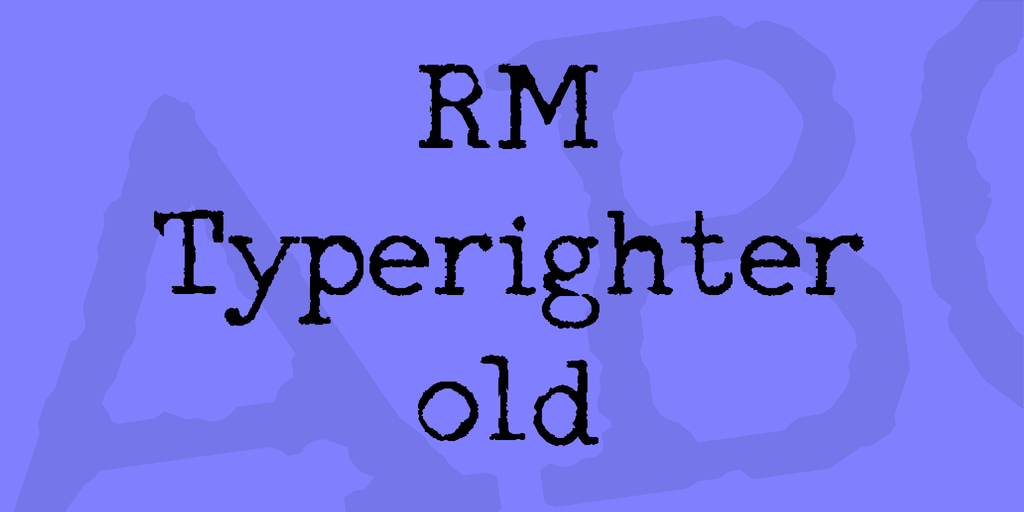 RM Typerighter old illustration 3