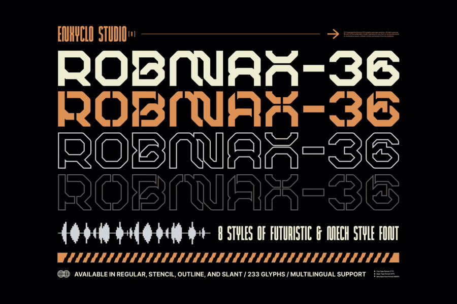 ROBMAX-36 Font · 1001 Fonts