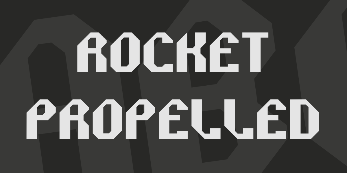 Rocket Propelled Font · 1001 Fonts