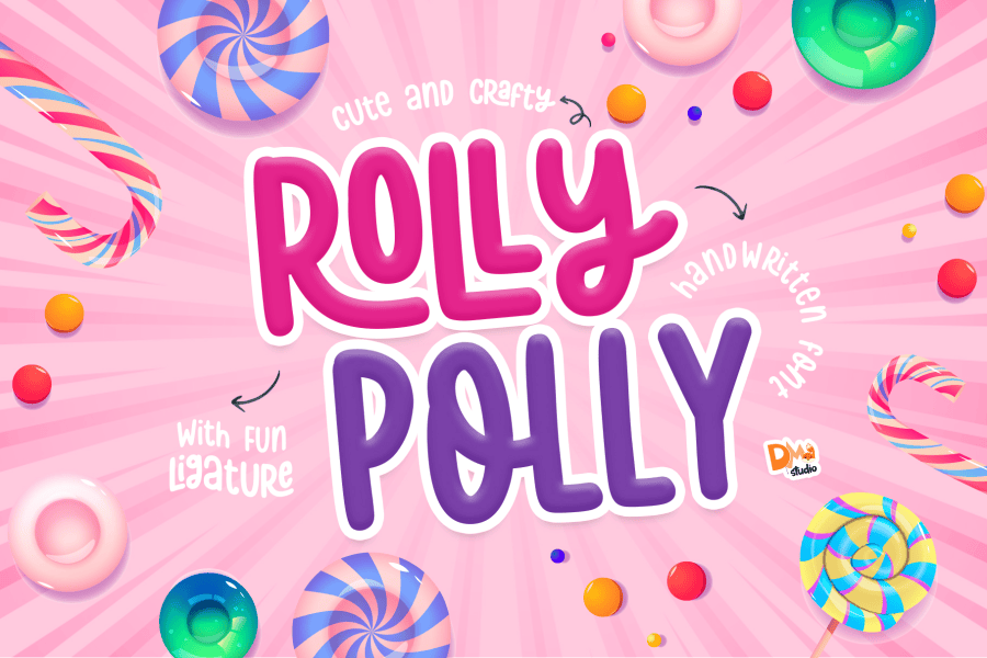 Rolly Polly Font · 1001 Fonts