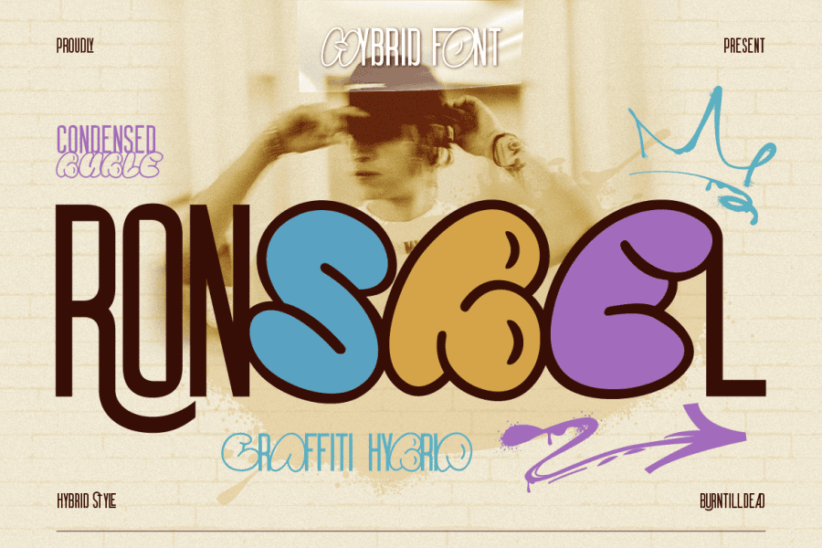 1 Free Bubble, Hybrid, Poster Font · 1001 Fonts