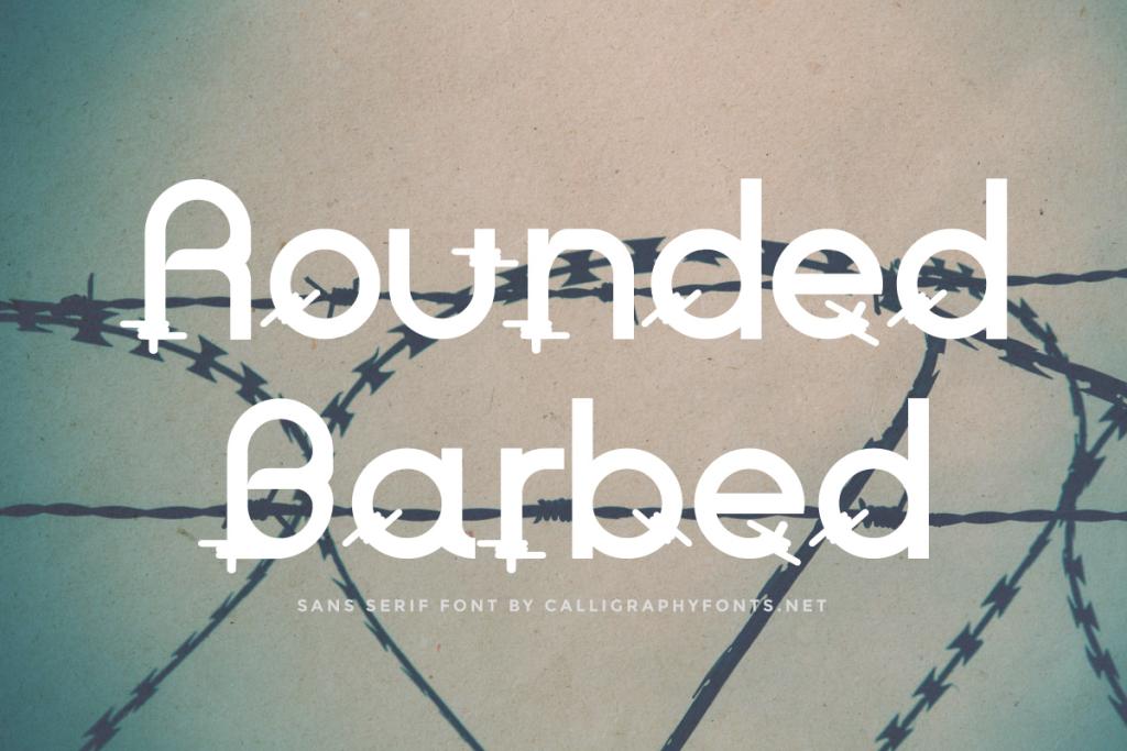 Rounded Barbed Demo illustration 12
