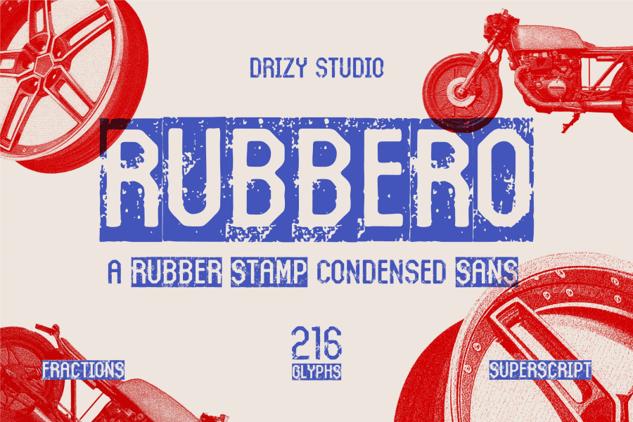 Rubbero Font · 1001 Fonts