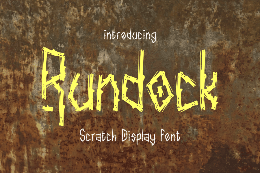 Small R Font Style Rundock Font · 1001 Fonts