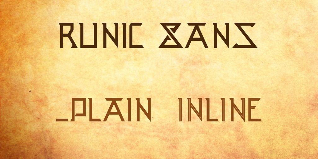 Runic Sans illustration 6