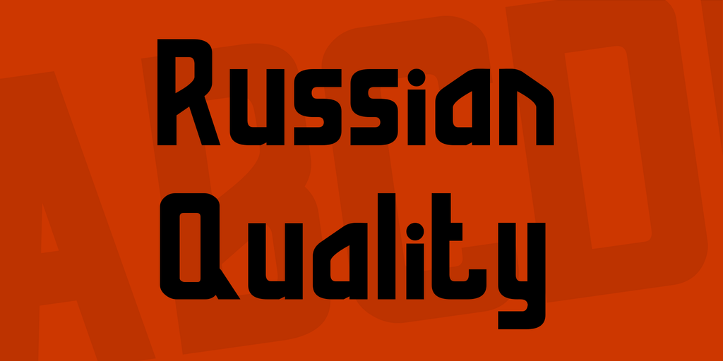Russian Quality illustration 1