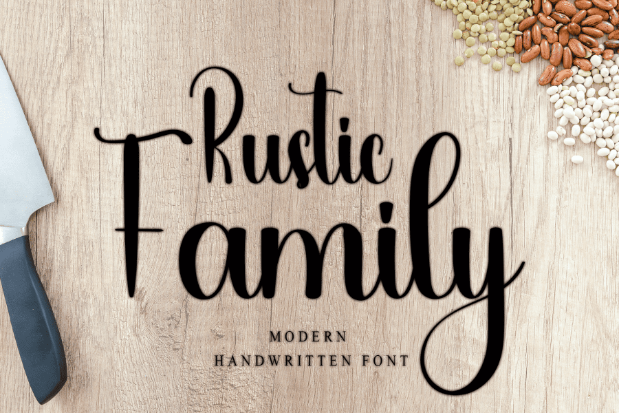 Rustic Family Font · 1001 Fonts