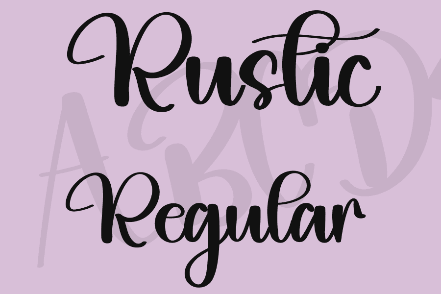 Rustic Font · 1001 Fonts