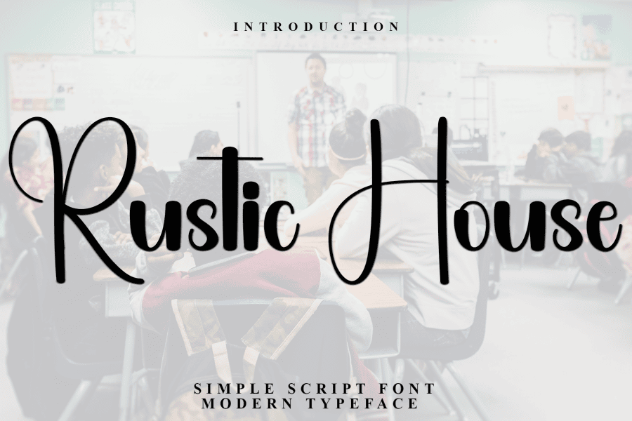 Rustic House Font · 1001 Fonts