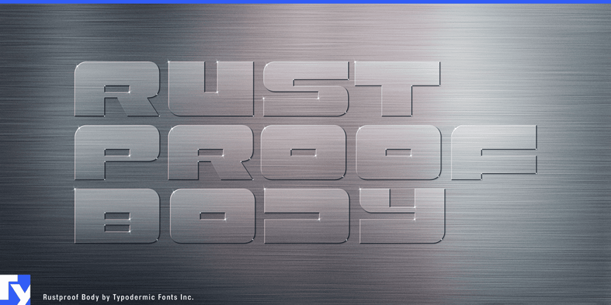 Rustproof Body Font 1001 Fonts