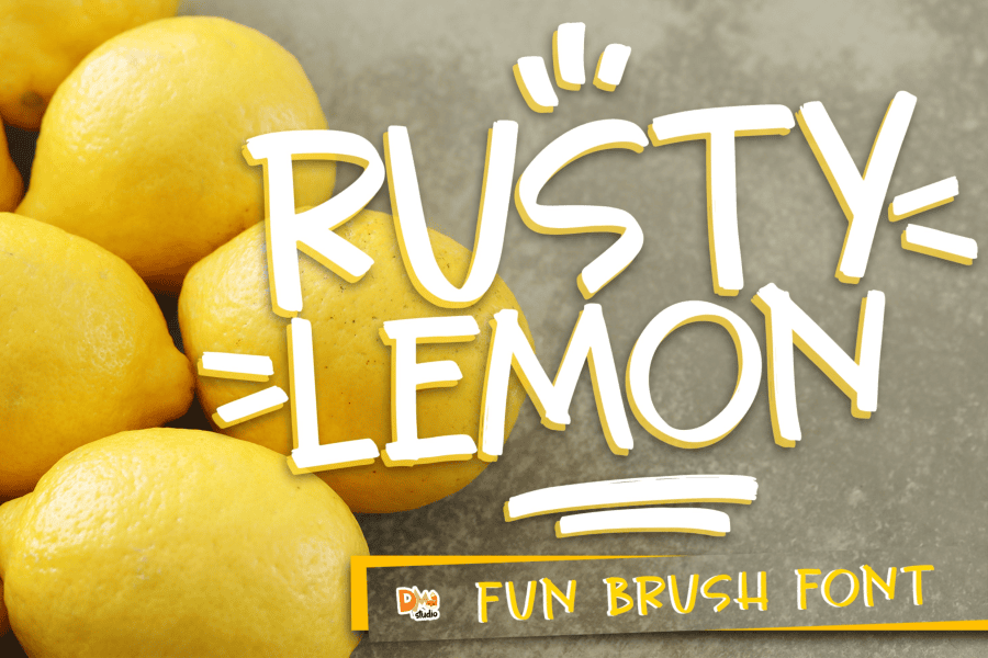 Rusty Lemon Font · 1001 Fonts