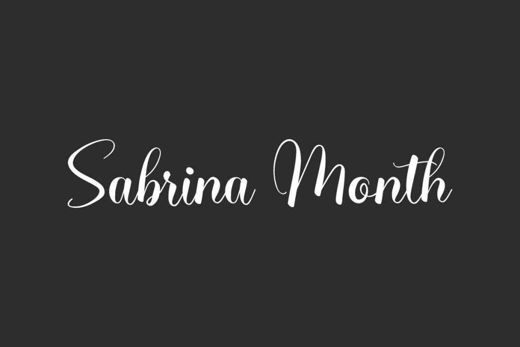 Sabrina Month Demo illustration 2