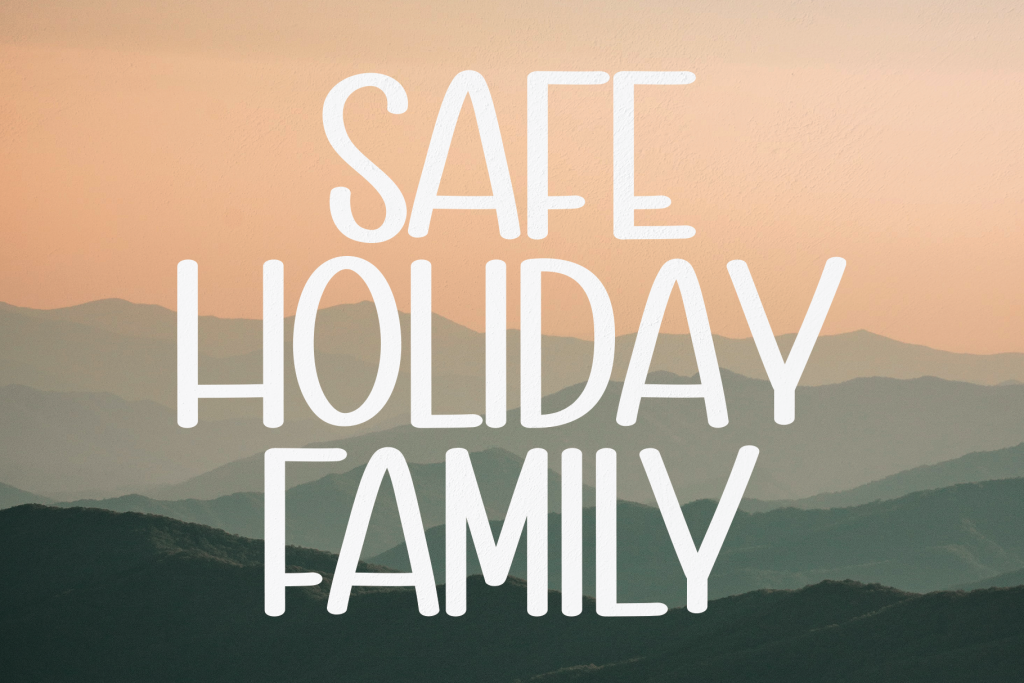 Safe Holiday Family illustration 2