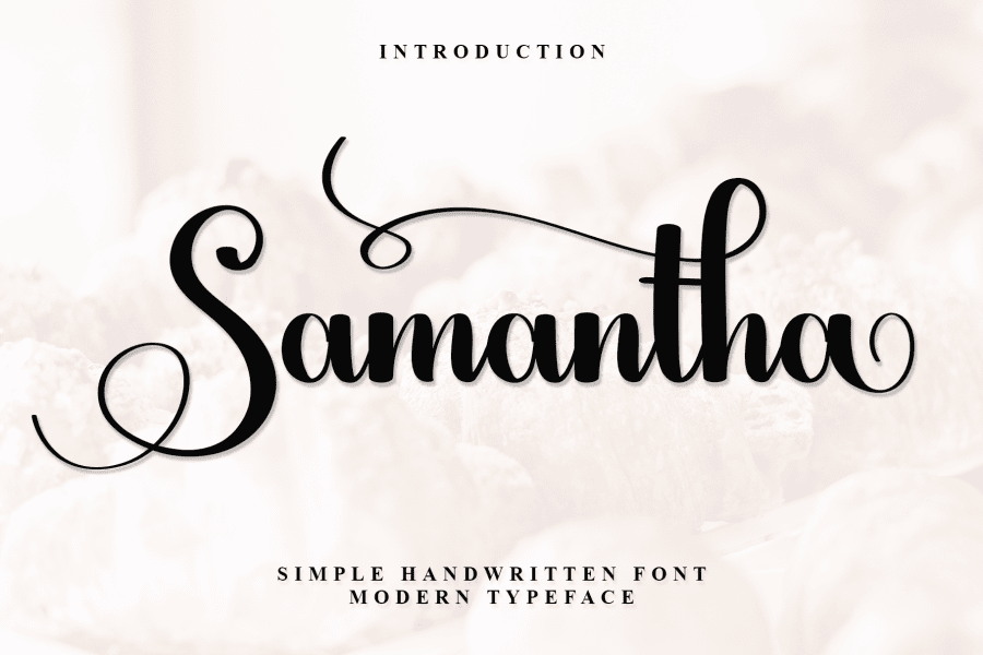 Samantha Beauty Font · 1001 Fonts