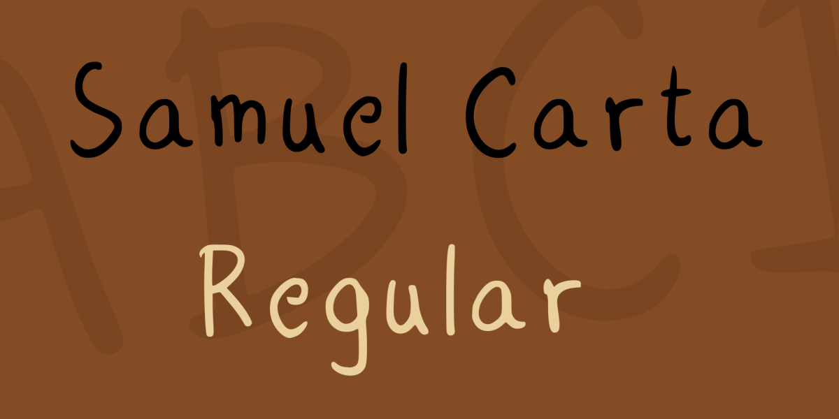 Samuel Carta Font · 1001 Fonts