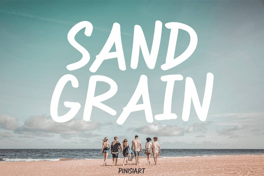 Sediments Font Sand-Grain Font · 1001 Fonts