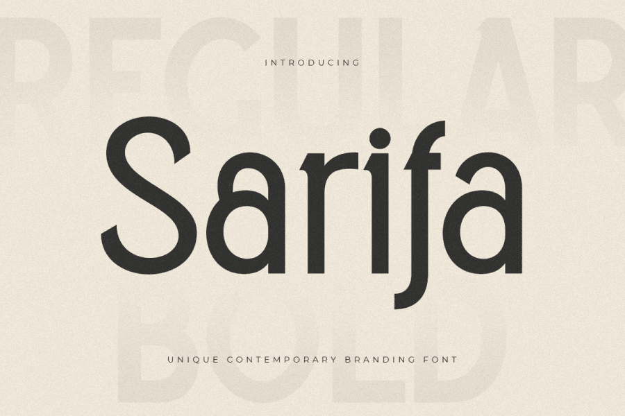 Sarifa Font · 1001 Fonts