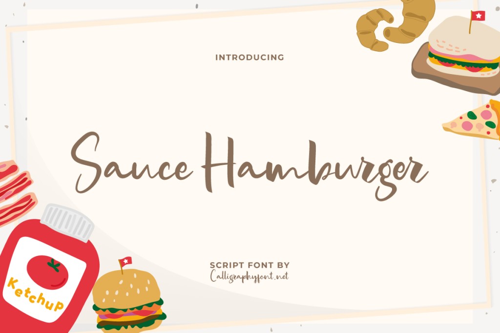 Sauce Hamburger Demo illustration 2