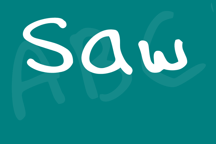 Saw Font · 1001 Fonts