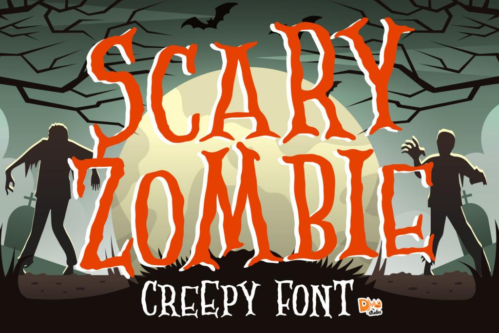 Scary Zombie Font · 1001 Fonts