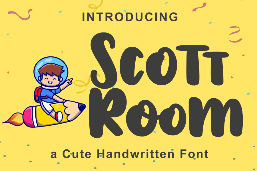 Scott Room Font · 1001 Fonts