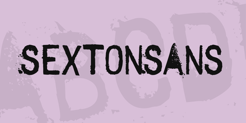 SextonSans illustration 1