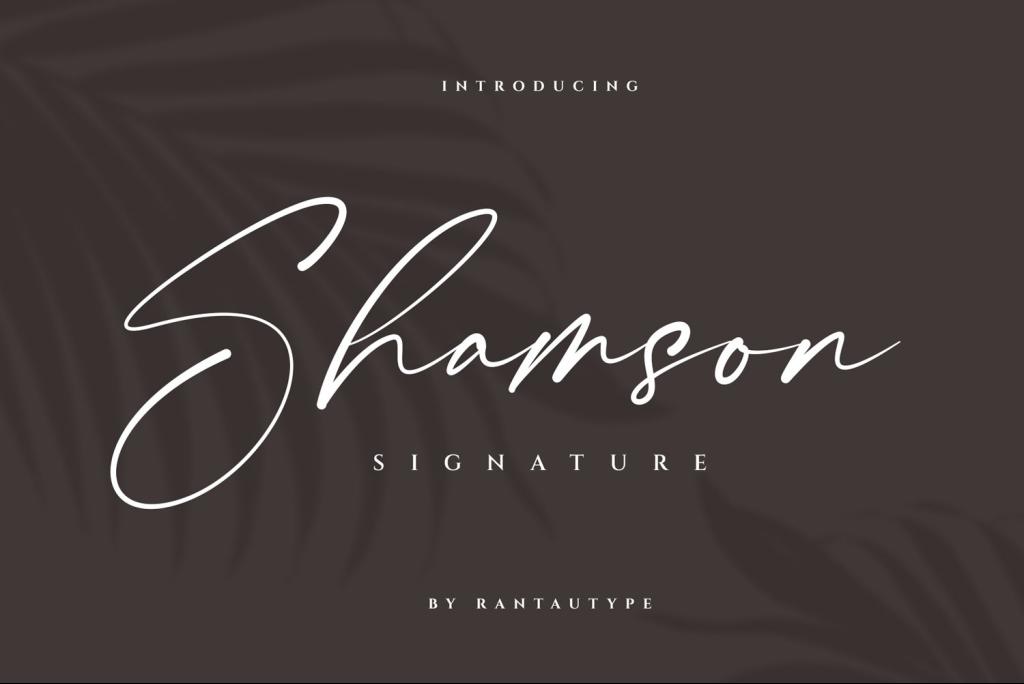 Shamson Signature illustration 3