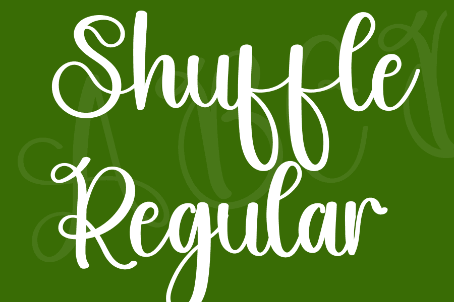 Shuffle Font · 1001 Fonts