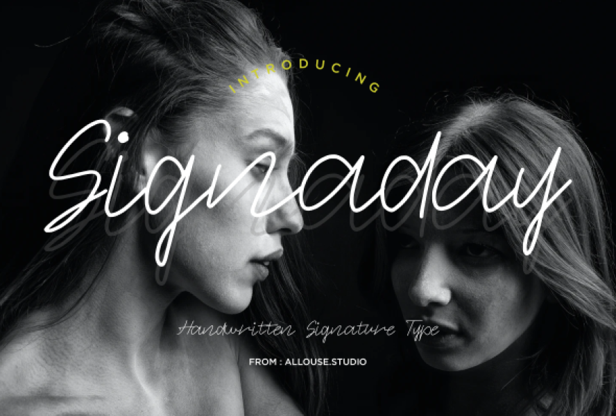 Signaday Font · 1001 Fonts
