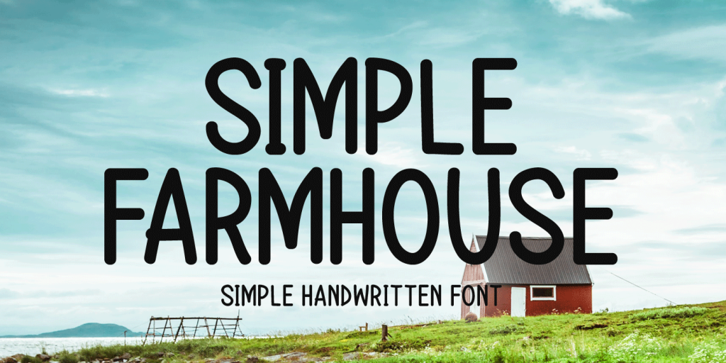 Simple Farmhouse illustration 2