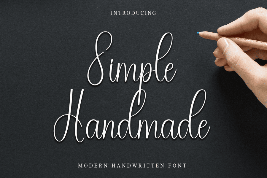 Simple Handmade Font · 1001 Fonts