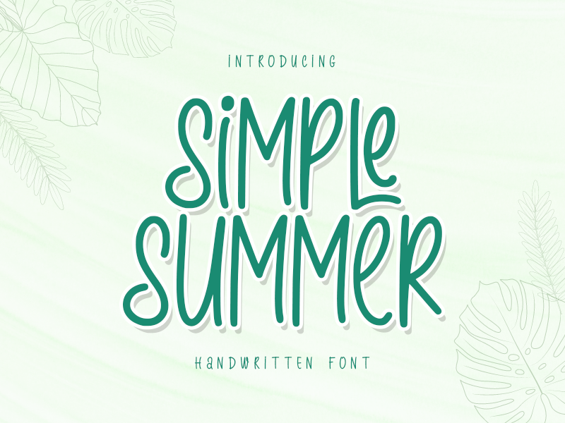 Simple Summer - Personal Use illustration 1